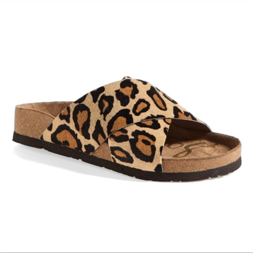 Sam Edelman Leopard Brahma Adora Sandal